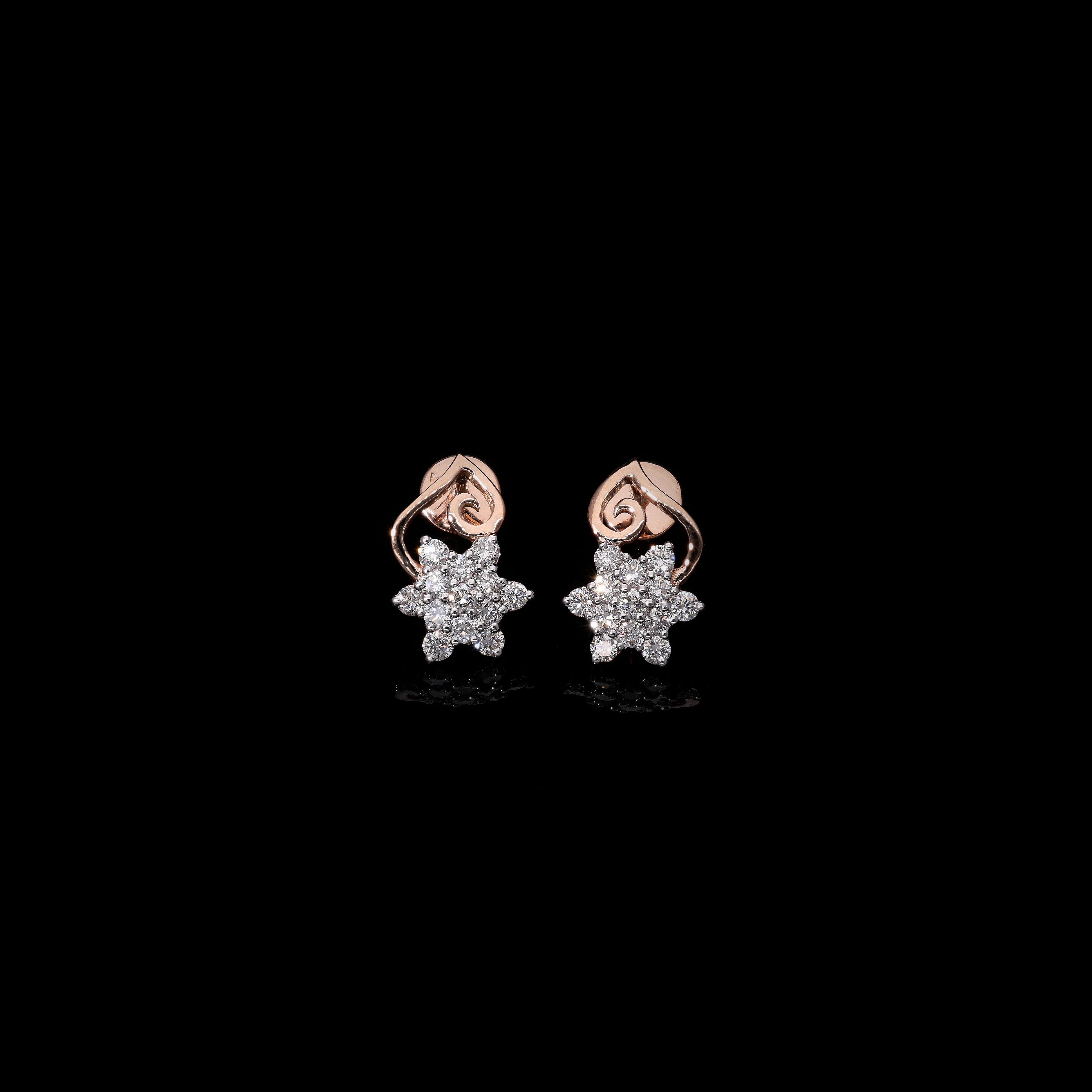 Lab Grown Diamond 0.55 TCW Earrings